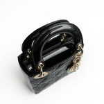 Dior Lady Dior Bag in Cannage Quilted Patent Leather